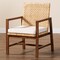 Bali & Pari Lovina Bohemian Light Honey Rattan and Acacia Wood Arm Chair 245-13574-ZORO - alternate 5